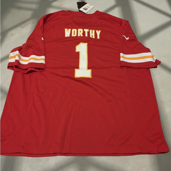 Nike Red and Gold Men's Jersey - Picture 2 of 3